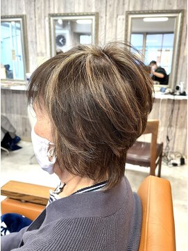 ヘアサロン カラーラ 亀有店(Color-ra) ウルフヘァー