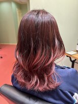 エマ(emma) 韓国巻き×グラデーション×ピンク