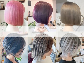 シュパーブ(SUPERBE)の写真/《トレンド×似合わせ》ワンランク上のデザインが叶う♪ブリーチ/ハイトーン/透明感/外国人風/韓国
