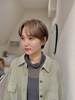 キートスバイガーランド (Kiitos by Garland)&nbsp;大人可愛い小顔マッシュショート/ベージュカラー/吉祥寺