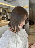 【mii】ブリーチなしオリーブカラー