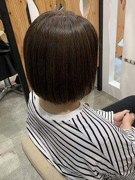 サンタフェ 日進岩崎店(Santa'Fe) Santa'Fe式脱白髪染め白髪ぼかしカラー/ショート