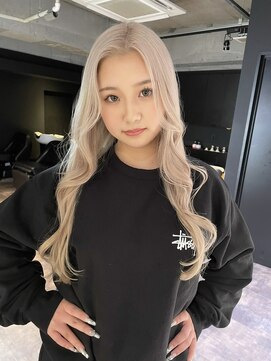 リンドトウキョウ(LINDO TOKYO) ハイトーン/大阪美容室/ミルクティーベージュ/ホワイトブロンド