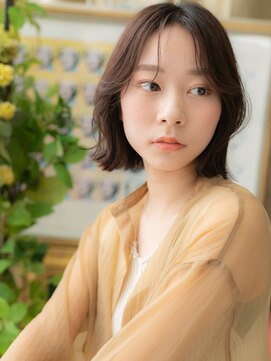 カバーヘア ブリス 北浦和(COVER HAIR bliss) かきあげバング大人美人くびれショートボブh3北浦和20代30代40代