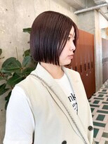 ノエ(noe) ミニボブ/オリーブグレージュ/20代30代yr74