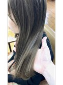 函館/グレージュ/透明感/つや髪/大人髪