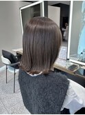 艶カラー◎オリーブグレージュ