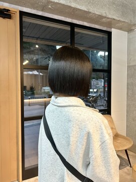 オーク 兵庫(OAK) 髪質改善縮毛矯正でタッセルボブが叶います☆