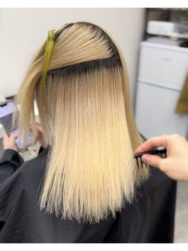 ミラ 銀座(MILA) ブリーチしていても出来る縮毛矯正