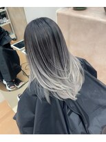 ヌエン 渋谷(NU/EN)&nbsp;ホワイトグレージュバレイヤージュ