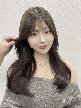 リトバイトゥルークリエイション 大宮(Re:to by True Creation) 【韓国風】エギョモリ×透けバング×くすみベージュ