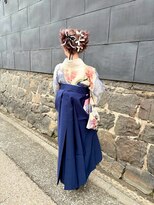 ランリ 金山 名古屋(Ranri)&nbsp;卒業式【ふわふわアップアレンジ×袴】金山/名古屋/ヘアセット