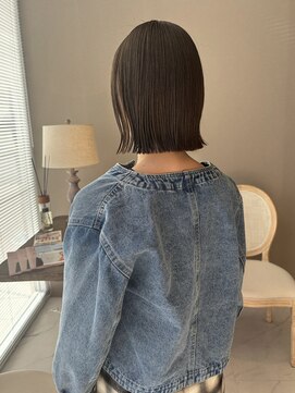 ユウヘアー 千代田橋店(U Hair) 顎下ボブ×グレージュ