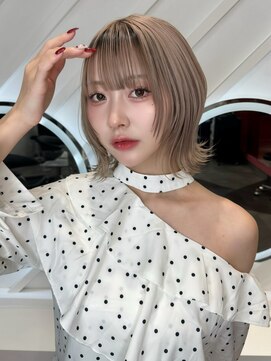 ロンドヴァリー 渋谷店(Lond vallee) アンブレラカラーミルクティーベージュ