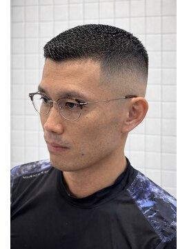 ゼロスバーバー(0's BARBER SHOP) 濡れパン/アイロンパーマ/短髪/メンズショート/バーバースタイル