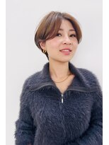 ヘアドゥ 船橋店(hair do) 赤み消しカラーショートボブ