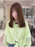 ブリーチなしブラウンベージュ