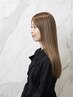 【うる艶ストレート】カット+縮毛矯正(髪質改善)+髪質改善トリートメント
