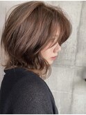 ◎くびれミディアム アッシュベージュ