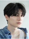 大通メンズパーマフェザーパーマ曲がる縮毛矯正センターパート