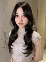 ロンドシェリ 仙台(Lond Cheri)&nbsp;ハッシュカットレイヤーカットワンホンヘア顔まわり髪質改善前髪