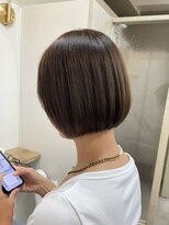 シアアルン 新小岩店(SHEER alun) ◆ 【秋の垢抜け】コンパクトボブ×秋ベージュ【新小岩】