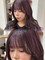 アメリ(AMELIE)&nbsp;【春山心彩】ブリーチ無しダブルカラーで作るラベンダーカラー