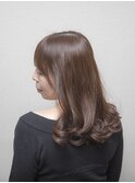 大人ヘアーで柔らかカール