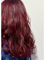 カリーナコークス 原宿 渋谷(Carina COKETH)&nbsp;ダブルカラー/ワインレッド/インナーカラー/ケアブリーチ