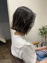 サク(Sac.)&nbsp;透明感べージュカラー×外ハネボブ　Sac.栃木優佑