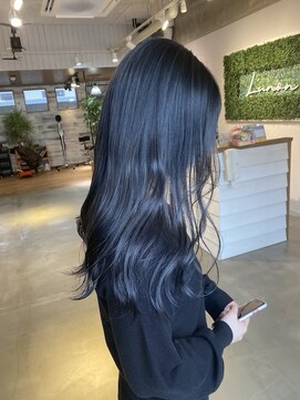 ヘアー ガーデン ルノン(Hair Garden Lunon) 透明感たっぷりネイビージュカラー