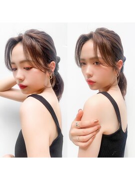 ボタン ハカタ(VOTAN hakata) 【ろみおStyle】チョコレートカラー×後れ毛カット☆