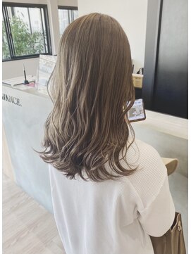 アヴァンス セブンパーク天美 松原店(AVANCE.) 【AVANCE】ロングレイヤー☆フォギーベージュ