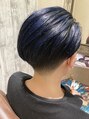 アリュー(allu) アシメ刈り上げヘアー★カラーは人気ネイビー★