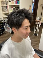 理容 うめむら&nbsp;ツイストパーマUPバング