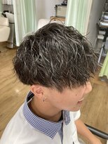 ナチュラル(Natural) メンズツイストパーマ×刈り上げマッシュ