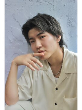 ヘアサロン ラムー 上石神井(ramuuu.) センターパートウルフ×グレージュカラー☆【上石神井】