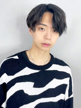 アイティー バイ アルバム 浦和店(IT by ALBUM) ルーズスパイラルマッシュ_束感ショートツーブロック_8899