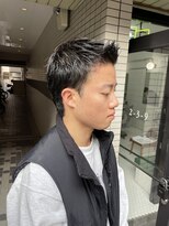 ウェルネス(Wellness)&nbsp;スキンフェードツイストスパイラルツーブロックマッシュ66