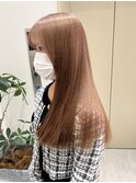 【熊祥剛】中明度ベージュ♪髪質改善/韓国/イヤリングカラー