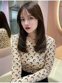 韓国大宮顔周り髪質改善レイヤー前髪カットくびれ韓国風韓国ヘア
