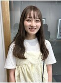 【NICA】まろベージュブリーチカラー前髪ありロング/緒方