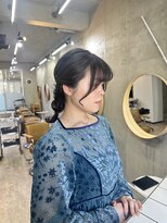 ヘアセット/編みおろし/パーティーヘア/お呼ばれヘア/恵比寿/