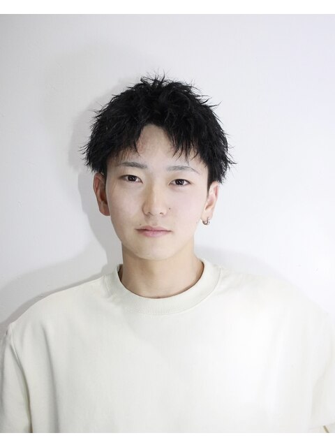 MEN'S HAIR/束感ショート/コンマヘア/ツーブロックマッシュ