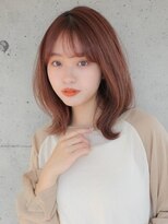 アグ ヘアー パーク 枚方店(Agu hair park) 《Agu hair》ベビーピンクセミ×numberA.ベースケアミルク