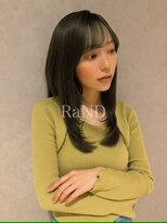 ランド(RaND)&nbsp;【髪質改善】動きのあるレイヤー&薄すぎないシースルーバング