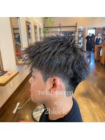 シェロヘア(cielo HAIR)&nbsp;ツイストパーマ×2ブロック