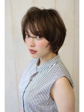 ロット 横浜(lot) 丸みショート/パーマ/顔周りレイヤー[横浜駅]
