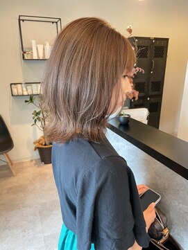 メデル(mederu) ハイライトカラーケアブリーチカラーデザインカラーグレージュ