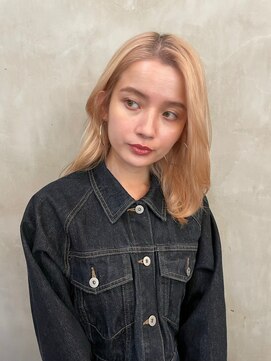 テテコケット(tete coquette) 【若松 詩季】ダブルカラー/ハイトーンベージュ